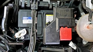 Battery replacement on a GMC Acadia [upl. by Naawaj333]