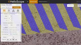 HOW TO CALCULATE GCR IN HELIOSCOPE  GROUND COVERAGE RATIO GCR IN SOLAR PV SYSTEM [upl. by Valdis]