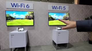 WiFi 5 vs WiFi 6 Comparison Demo [upl. by Retniw]