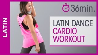 LATIN CARDIO DANCE  Tanz Workout für Anfänger [upl. by Mosier]