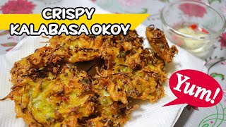 How to Cook Crispy Kalabasa Okoy  Pinoy Easy Recipes [upl. by Berriman469]