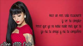 Mon Laferte  Tu Falta De Querer Letra Lyrics [upl. by Lehsar291]