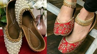 latest Punjabi Juti Design  Punjabi Jutti For Ladies  Punjabi Jutti 2018 punjabi jutti new design [upl. by Cherida]