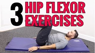 3 HIP FLEXOR Exercises to Improve HIP RANGE OF MOTION [upl. by Ashil306]