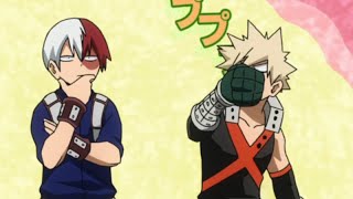 Bakugo tolerating Todoroki  My Hero Academia [upl. by Eenhpad251]