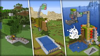 Testing Tree Farms in Minecraft  Which One You Should Build [upl. by Rodolphe]