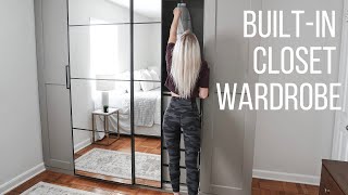 BuiltIn Closet Wardrobe  HomeWithStefani [upl. by Gone]