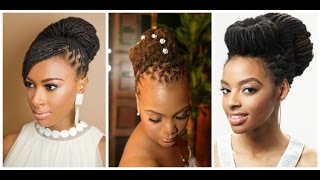 Loc Updo Hairstyles  Dreadlock Inspirations [upl. by Pattani723]