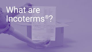 What are incoterms [upl. by Bernadina324]