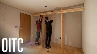 Minimalist Custom Closets  Finishing Drywall  Home Renovation [upl. by Garland]