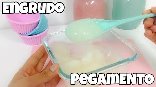 COMO HACER ENGRUDO\PASTA DE HARINA O PEGAMENTO CASERO [upl. by Auqenehs357]