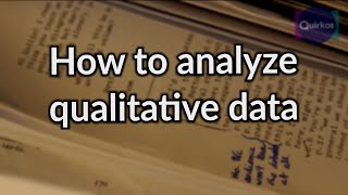 How to Analyze Qualitative Data [upl. by Eslud]