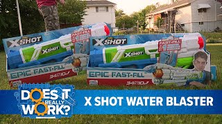 Does It Really Work XShot Water Blaster [upl. by Drapehs]