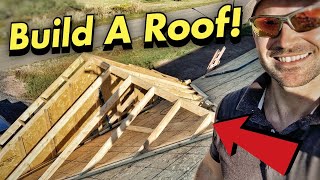 How To Build A Small Roof  Valley Roof Framing [upl. by Mccormac294]