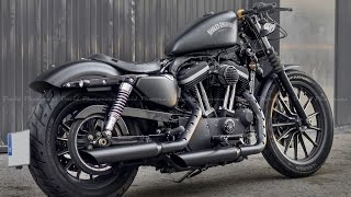 Harley Davidson Iron 883 Custom amp Exhaust sound [upl. by Mila]