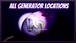 All Daycare Generator Locations  FNAF Security Breach [upl. by Esorrebma]