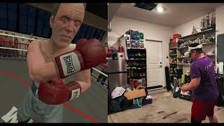 Day 1 VR Boxing  Thrill of The Fight VR [upl. by Hgielar]