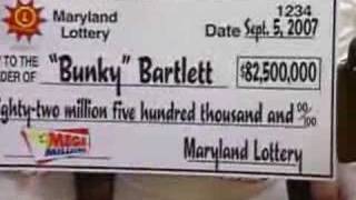 Bunky Accepts 82M Lottery Check [upl. by Dehnel192]