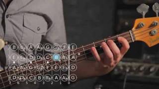 How to Play an F ♯  G Flat Major Scale  Bass Guitar [upl. by Little]