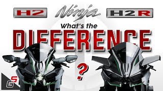 Whats the Differences between Kawasaki Ninja H2 amp H2R [upl. by Nirmak]