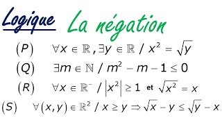 négation des propositions [upl. by Tadio]