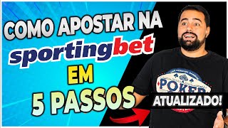 COMO APOSTAR NA SPORTINGBET  TUTORIAL COMPLETO PARA INICIANTES ATUALIZADO 2023 [upl. by Aikaj]