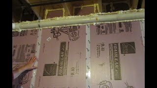 Finishing a Basement  Part 1  Basement Insulation amp Damp Proofing [upl. by Raul]