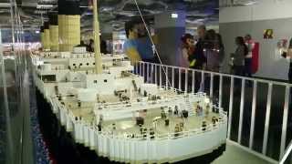 Lego Titanic  Big Lego Exhibition [upl. by Aicilas]