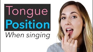 Tongue Position when Singing  Exercises to Avoid Tongue Tension [upl. by Ebeneser]