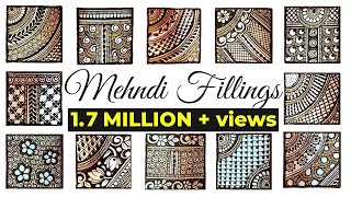 Mehndi for Beginners  Basic Mehndi Filling Patterns  Mehndi Tutorials  Letstute [upl. by Dorreg]