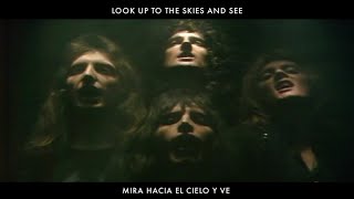 Queen  Bohemian Rhapsody Lyrics In Spanish amp English  Letras en Inglés y en Español [upl. by Enialedam]