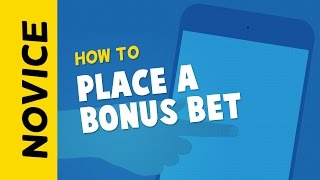 How To  Place A Bonus Bet [upl. by Thaddaus]