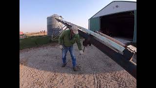 Grain Bin Auger Setup [upl. by Nemra]