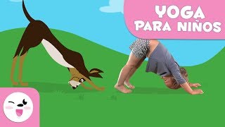 Yoga para niños con animales  Smile and Learn [upl. by Colwen925]