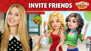 My Cafe Game Invite a friend [upl. by Cirad]