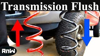 How to Do an Easy DIY Transmission Fluid Flush Hack [upl. by Aehsila]