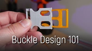 Designing Buckles Clips and Snaps for 3D Printing  Detailed Guide [upl. by Samford]