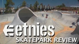 Skatepark Review etnies Skatepark  Lake Forest California [upl. by Alit]