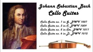 Johann Sebastian Bach  Cello suites in 432 Hz great for reading or studying [upl. by Ariam913]