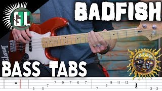 Sublime  Badfish  Bass Cover With Tabs in the Video [upl. by Belak447]