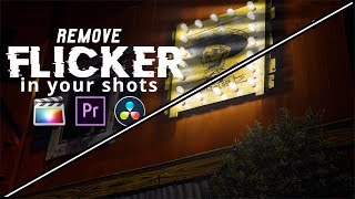 How to fix FLICKERING FOOTAGE once and for all in post [upl. by Einttirb]