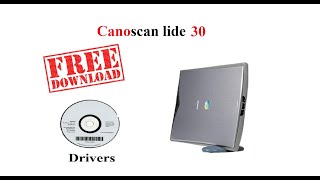 CanoScan LiDE 30  Free Drivers [upl. by Aderfla]