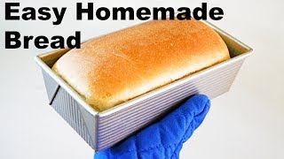 How to make Homemade Bread  EASY Recipe [upl. by Yeliab]