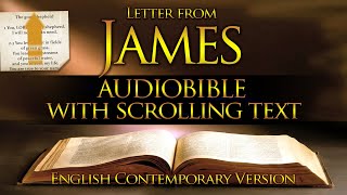 Holy Bible Audio JAMES Contemporary English With Text [upl. by Gordy]