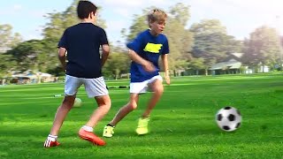 TOP 3  Easy Football Skills for Kids amp Beginner Winger  Tutorial [upl. by Amersham]