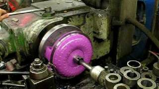 ATI Racing Torque Converter Cut Open Lathe [upl. by Ynotna]