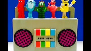 Yo Gabba Gabba Musical Boombox Playset Surprise Toy [upl. by Hughie]