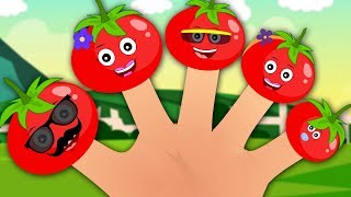 Tomato Finger Family  Nursery Rhymes For Kids  Children Song [upl. by Meriel466]