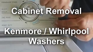 Whirlpool  Kenmore Washer  How to Remove the Outer Case [upl. by Htennek]