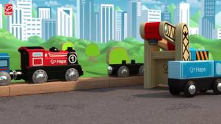 HAPETOYS WOODEN CLASSIC RAILWAY [upl. by Emma51]